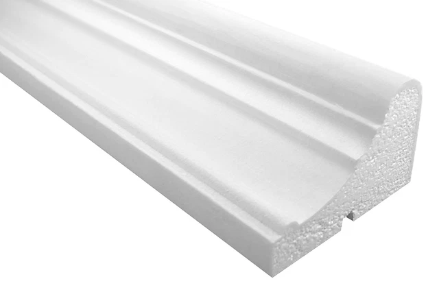 2 metros perfiles de alféizar de ventana fachada decoración de estuco resistente a golpes 100x155 mm paquete de ahorro DC114