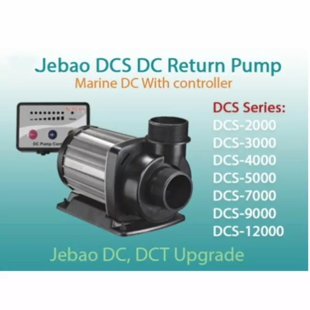 Jecod (Jebao) DCS Series (2000-12000) Marine DC Return Pump, DCT Series Upgrade