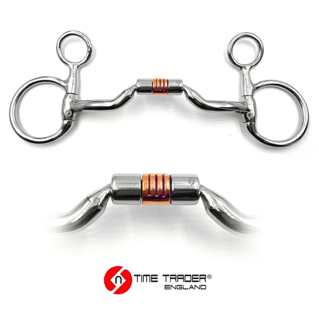 Baucher German Silver Lozenge Snaffle Bit - 3.5" Cheeks 16mm Thickness | Horse Riding Equipment