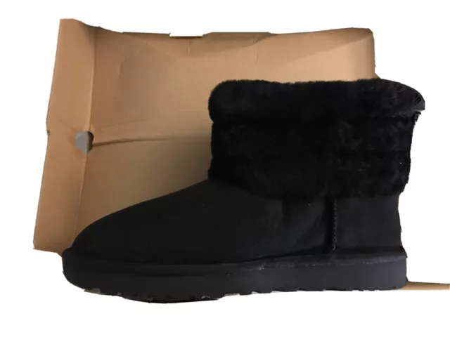 AMAZING FLUFF QUILTED Mini Ugg Boots Size 6 Womens 50.00