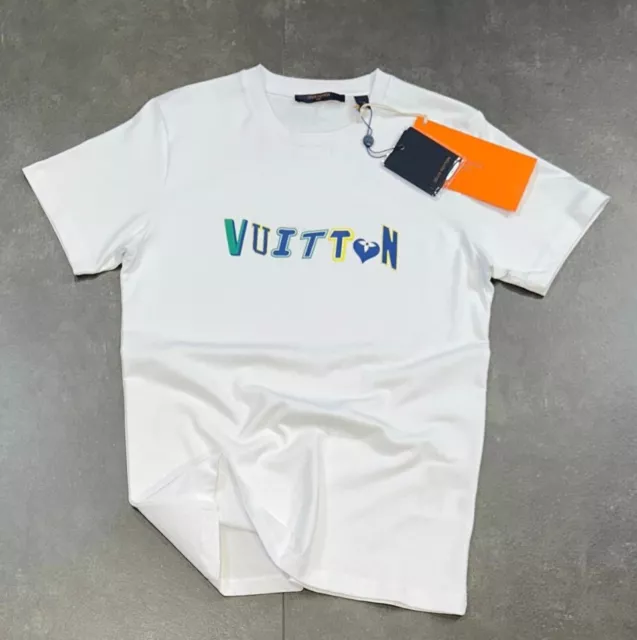 LOUIS VUITTON RM181M Logo Towelling T-Shirt XXL White Auth Men Used from  Japan