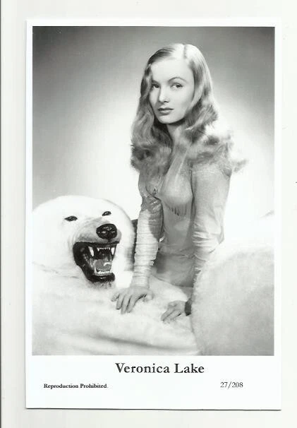 (Bx19) Veronica Lake Swiftsure Photo Postcard (27/208) Filmstar Pin Up Glamor