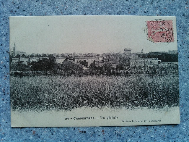 Cpa Carpentras Vue Générale
