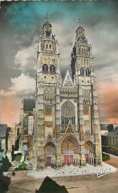 Cp Tours Cathedrale Saint-Gatien - Zz 9417