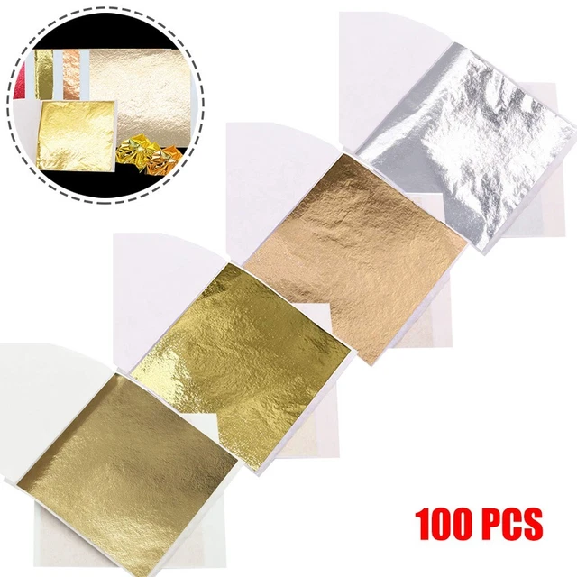 Tout Neuf Film Papiers Réutilisable Simulation Argent 100 Pages Alliage + Papier