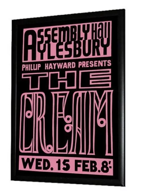 Cream Eric Clapton Concert Poster Assembly Hall Aylesbury 1967
