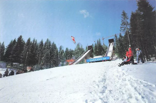 1984 Winter Olympics Sarajevo, original postcard.