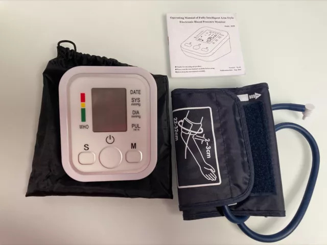 Electronic Blood Pressure BP Monitor Arm Style Voice Function Fully Automatic