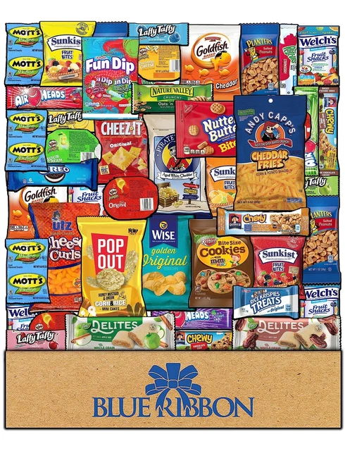 SNACK BOX CARE Package Variety Pack (45 Count) Ultimate Sampler Mixed ...