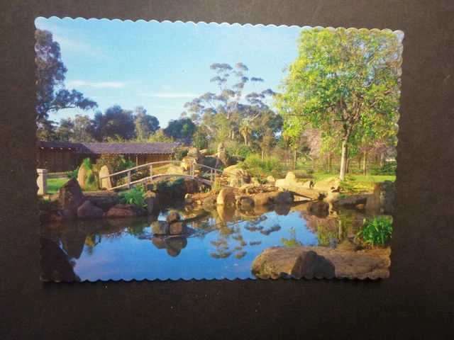 Retro Australian Postcard- Himeji Garden, Adelaide, Sa