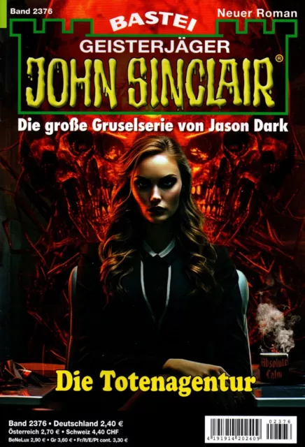 JOHN SINCLAIR Nr. 2376 - Die Totenagentur - Stefan Albertsen - NEU