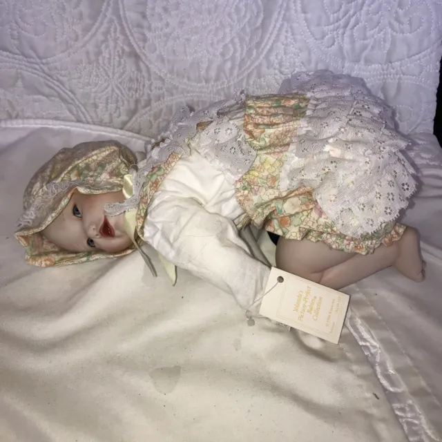Vintage Ashton Drake 1990 Yolanda Bello Perfect Babies Lisa Doll Porcelain 11"