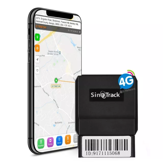 SinoTrack GPS Tracker für Fahrzeuge, ST-902L 4G Echtzeit Fahrzeug OBD GPS Auto