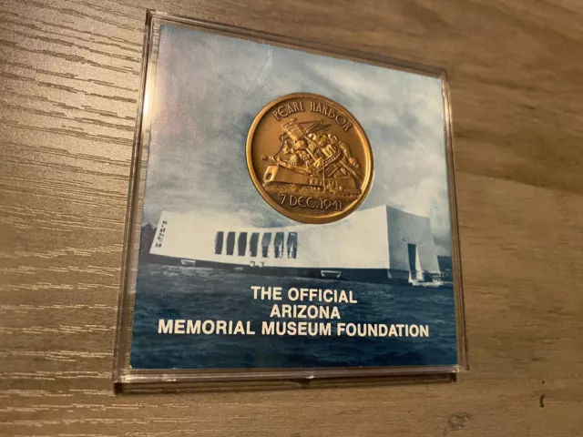 Pearl Harbor Token  Arizona Memorial Museum Association USS Arizona BB-39 Coin