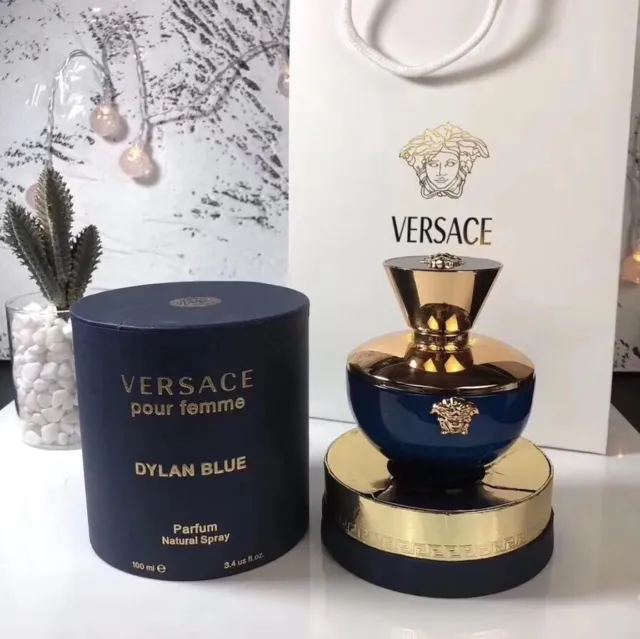 VERSACE POUR FEMME Dylan Blue 3.4 oz EDP Perfume for Women New In Box ...