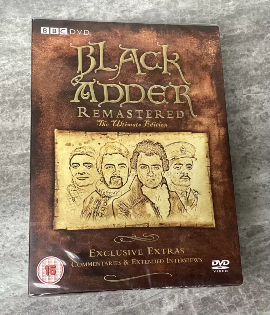 Black Adder - The Ultimate Collection (DVD, 2009) Remastered New & Sealed