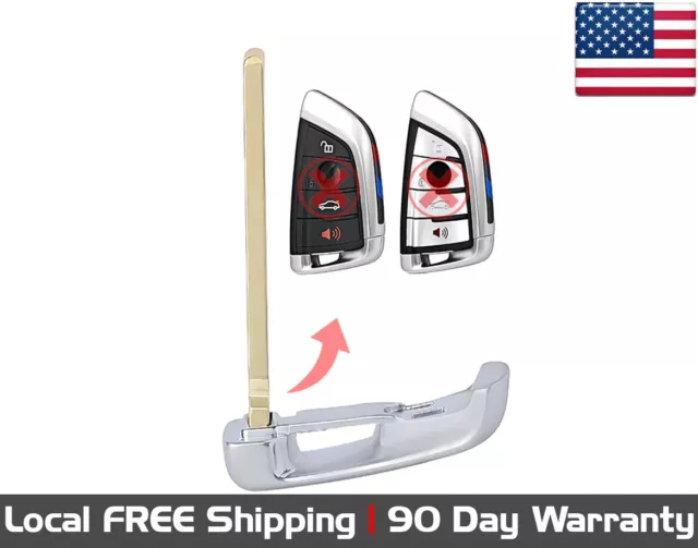 1x New Quality Replacement Key Fob Remote Uncut Insert Blade For Select BMW