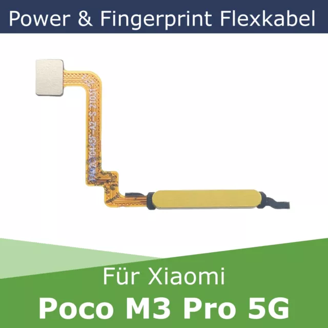 Power & Fingerprint Flexkabel für Xiaomi Poco M3 PRO 5G Power Button Flex