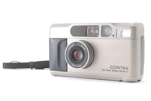 [Near MINT] Contax T2 Titan Silver 35mm Point & Shoot Film Camera From JAPAN