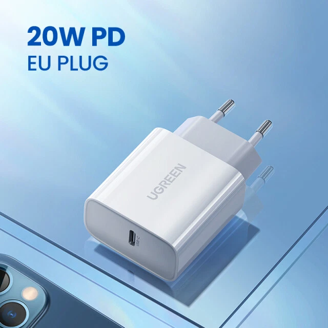 Chargeur USB à Charge Rapide de Type C 18 W, PD, USB 4.0, 3.0, pour iPhone 8