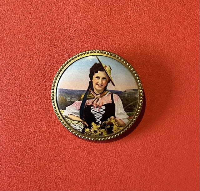 Broche Ancienne Iris En Argent Sterling Fin XIXe Siècle - Belle Pièce Vintage, Occasion Bon état
