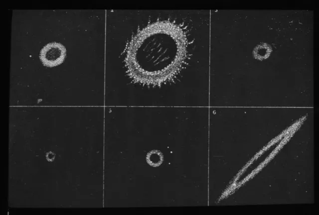 ANNULAR NEBULA C1890 PHOTO Magic Lantern Slide ASTRONOMY
