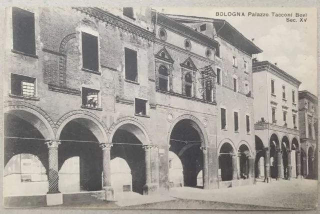 +++ cartolina d'epoca BOLOGNA Palazzo Tacconi Bovi Sec.XV +++