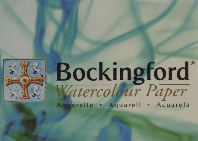 Bockingford Watercolour Paper Pad cold presssed Not 12 Sheet 300gsm 140lb