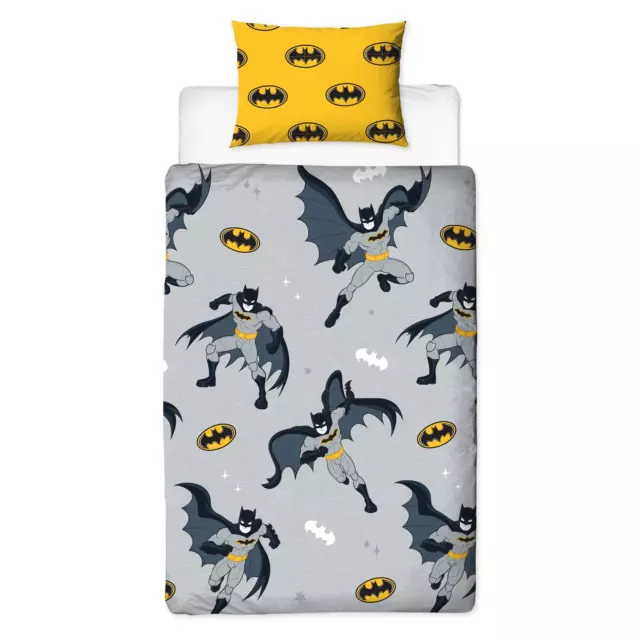 Batman Conjunto de Funda Nórdica Individual Logo Superhéroe Cama 2-in-1 Diseños