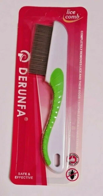 Lice Remover Nit Comb Stainless Steel Metal Tooth Head Short Teeth Comb 3