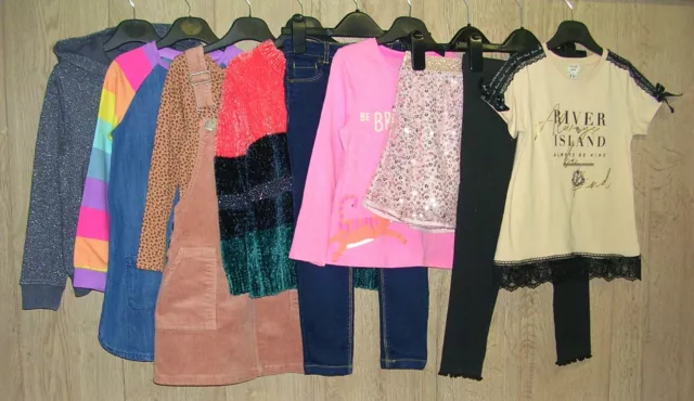 RIVER ISLAND NEXT M&S etc Girls Bundle Tops Dress Jeans Skirt Age 4-5 110cm