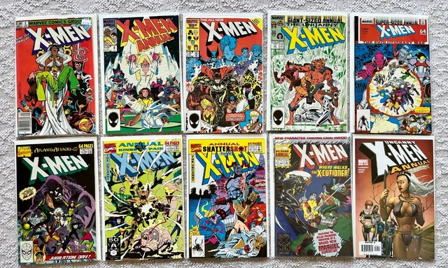 Uncanny X-Men Annuals #6, 8, 10-13, 15-17, 1 VF/NM Marvel Comics  1982-2006