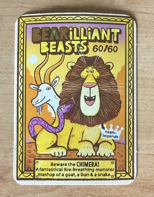 rare bear yoyo cards Attention all card collecting champions! , , Your full collection prize is now ready and waiting for you! , , Scan all 60 in the BEAR app to claim your prize today! , , We YOYO BEAR CARDS Super Species,