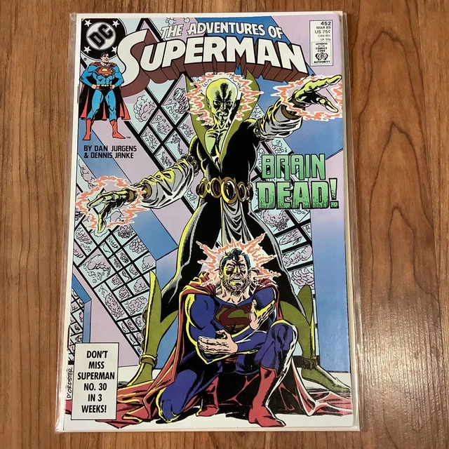 Adventures of Superman #452 Comic Book 1989 VF/NM Jerry Ordway DC Comics
