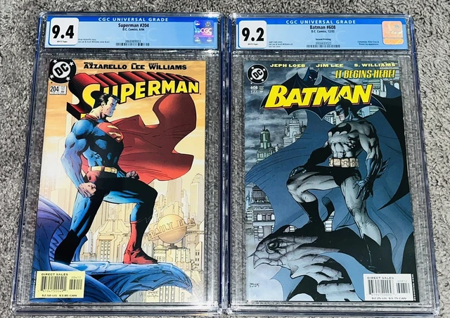 Batman #608 CGC (2002) 2nd Print & Superman #204 CGC (2004)