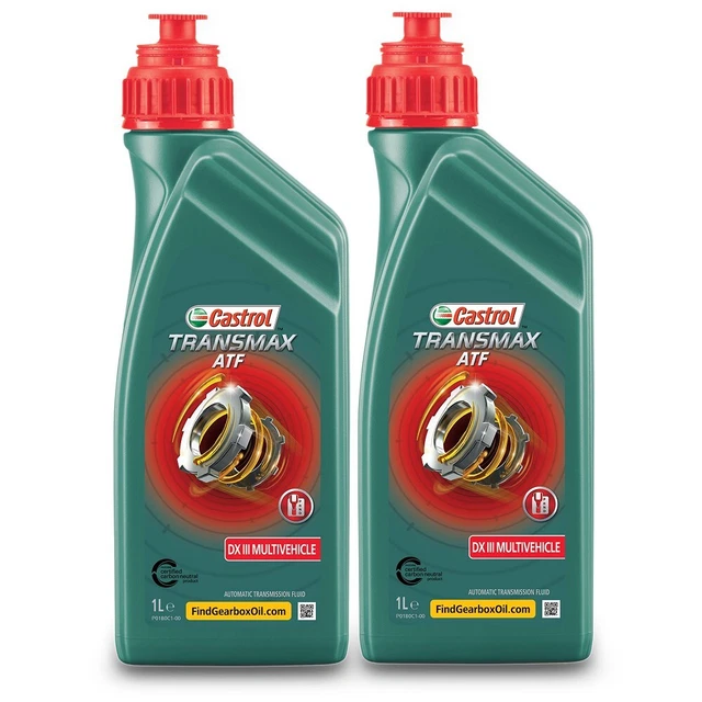 CASTROL 2x1 LITRI TRANSMAX ATF DX III MV OLIO CAMBIO AUTOMATICO