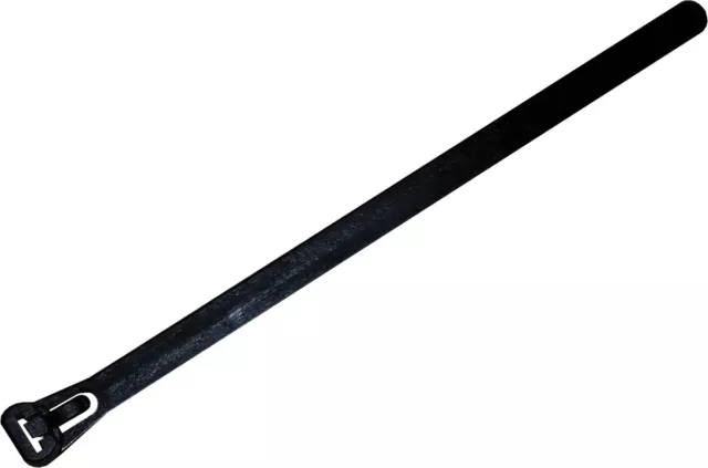 100 Kabelbinder Schwarz 15 cm wiederverwendbar wiederverschließbar wiederlösbar