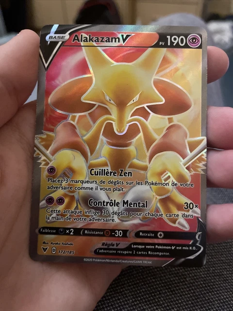 Carte Pokémon Alakazam V FA 172/185 FR Neuve