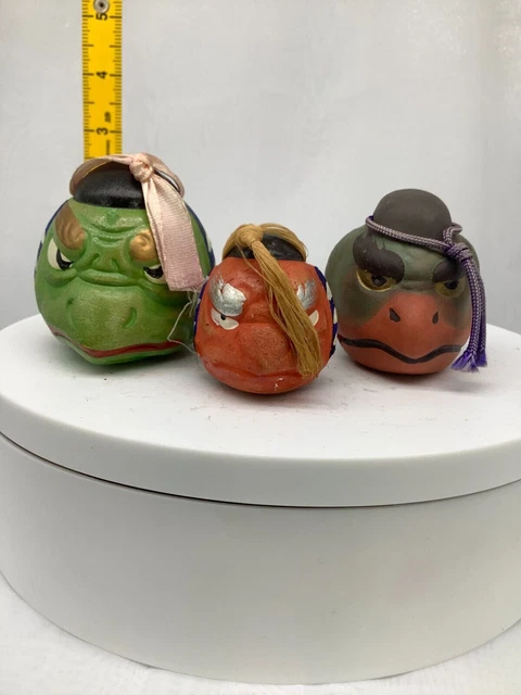 Japanese Clay Bell Pottery Dorei Asian Antiques Longnosed