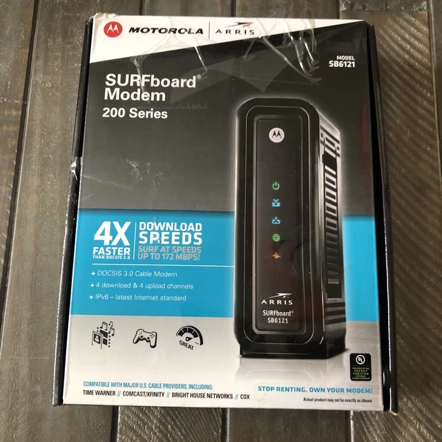 Motorola Surfboard Sb6121 (575319-019-00) Cable Modem Open Box