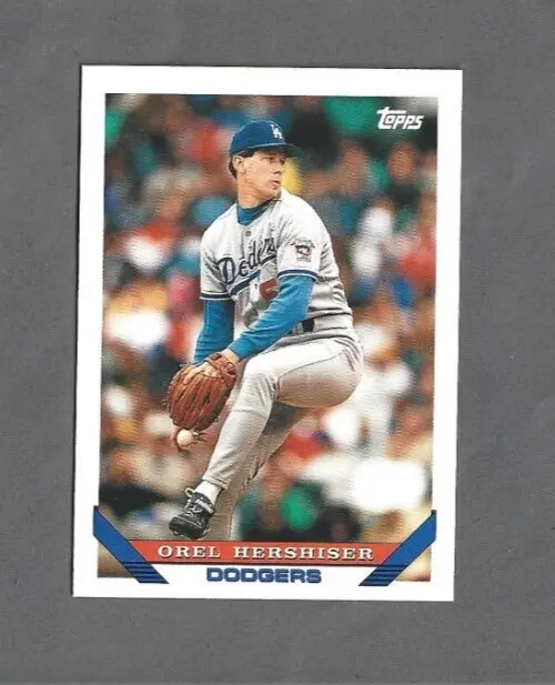 Orel Hershiser Los Angeles Dodgers 1993 Topps #255