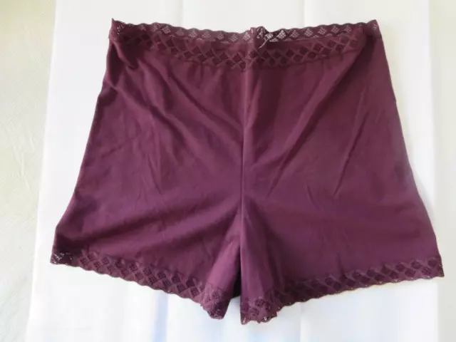 Natori Bliss Cotton Short #785058, Medium, Vino, New With Tag, $35