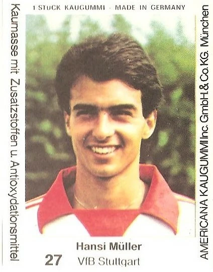 Hansi Müller * VfB Stuttgart * 3 Sammelbilder Americana Fussball Bundesliga 1979