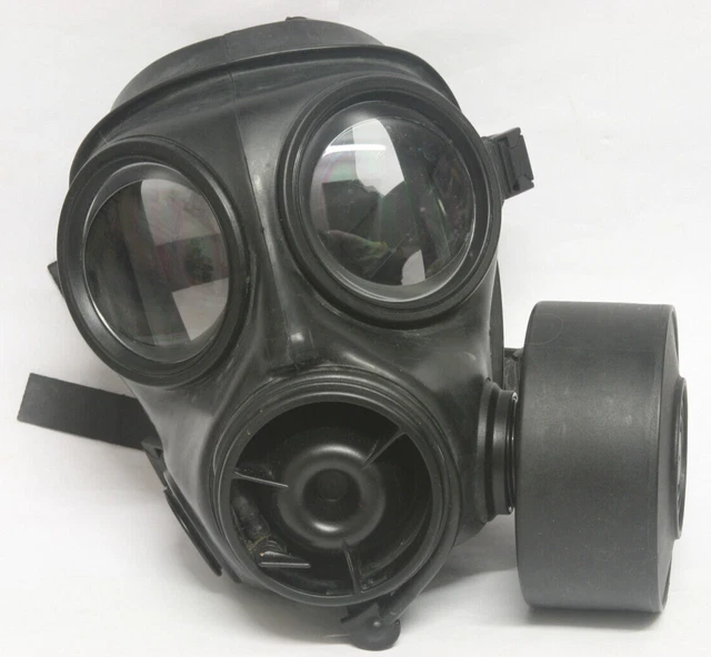 S10 SIZE 3 Gas Mask & Filter Military SAS Army NBC British Respirator