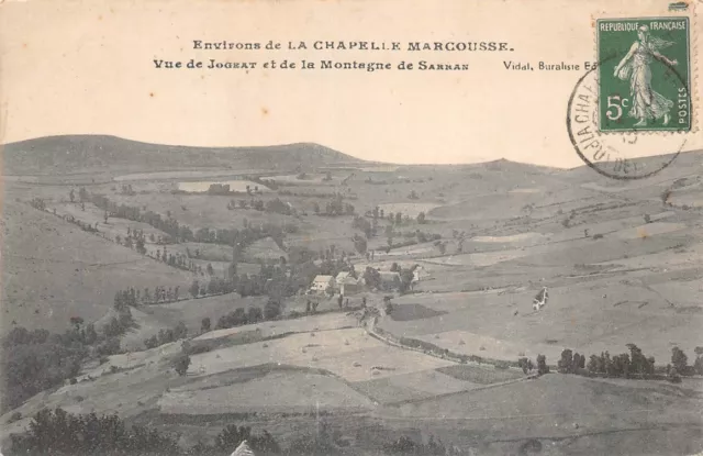 Vue de JOGEAT et de la montagne de sarrant