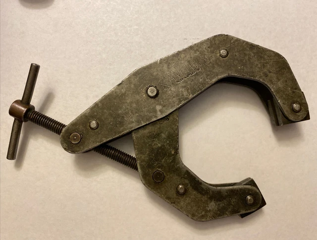 Kant Twist 415 T-Handle Clamp 4-1/2"D Machinist / Welding Clamp Made In USA