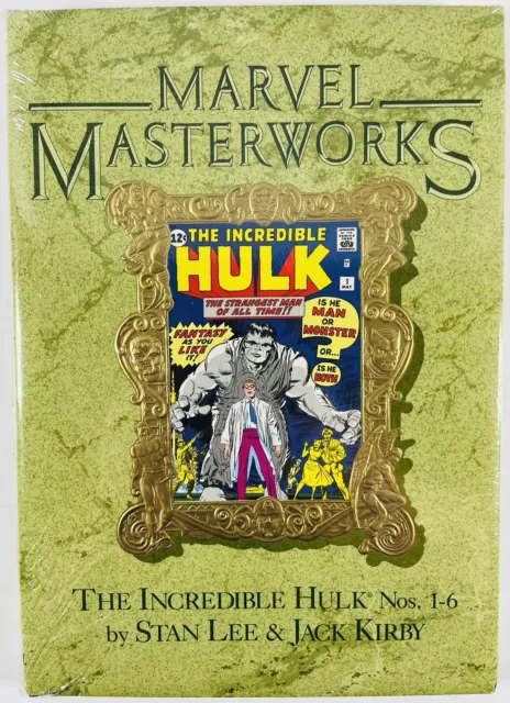 Marvel Masterworks Hardcover Incredible Hulk Vol 8 Gold Foil Variant Oop Sealed