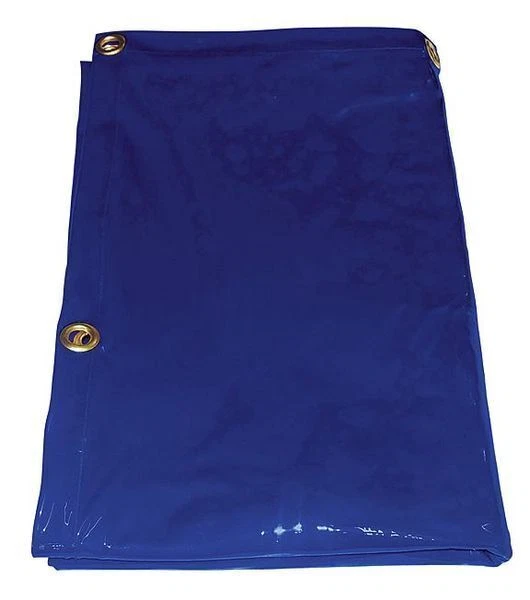 WESTWARD Welding Curtain, 8 ft. W, 6 ft., Blue 22RN67