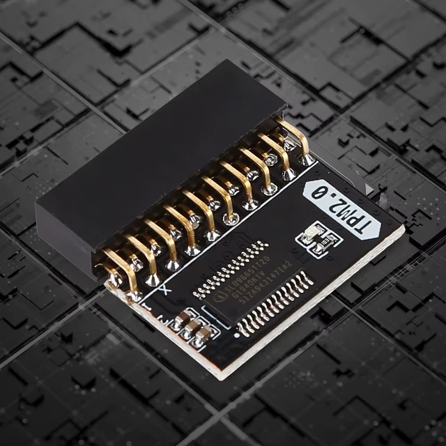 TPM 2.0 ENCRYPTION Security Module 20 Pin Motherboard Card for Windows ...