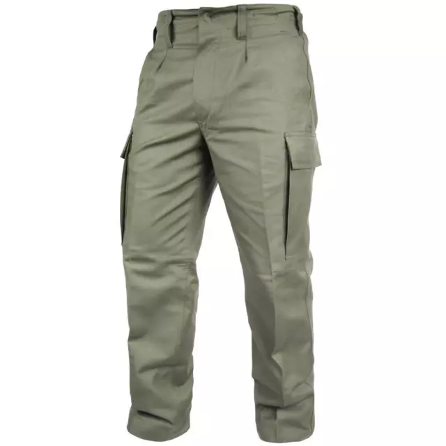 Genuine GERMAN ARMY ISSUE MOLESKIN OD PANTS field combat BW olive trousers NEW